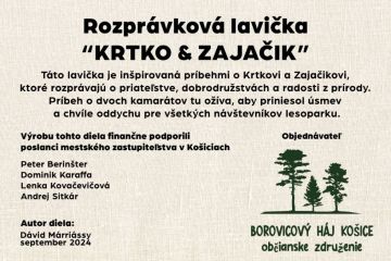 Nová rozprávková lavička 2024