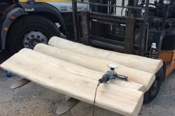 2018 - Lavičky v lesoparku